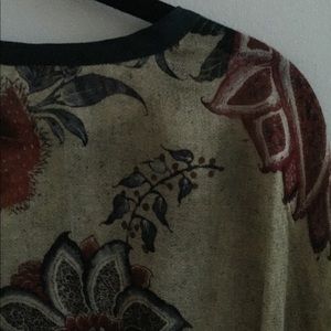 Oversized Indienne Floral Tee